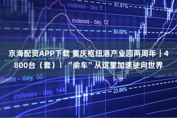京海配资APP下载 重庆枢纽港产业园两周年｜4800台（套）！“渝车”从这里加速驶向世界