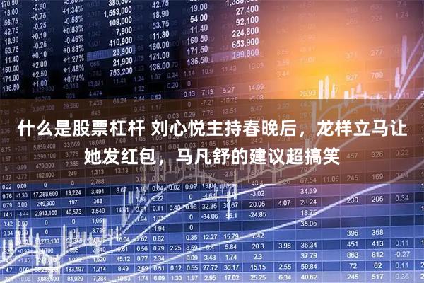 什么是股票杠杆 刘心悦主持春晚后，龙样立马让她发红包，马凡舒的建议超搞笑